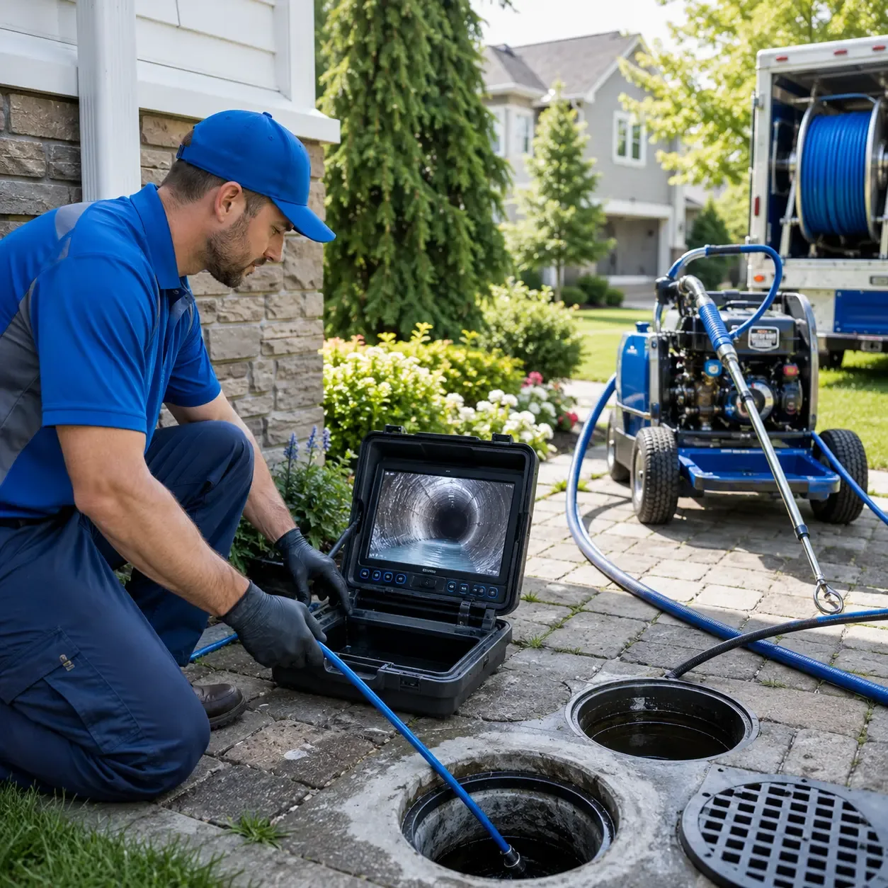 Outdoor drain cleaning professionals serving Grimes, CA